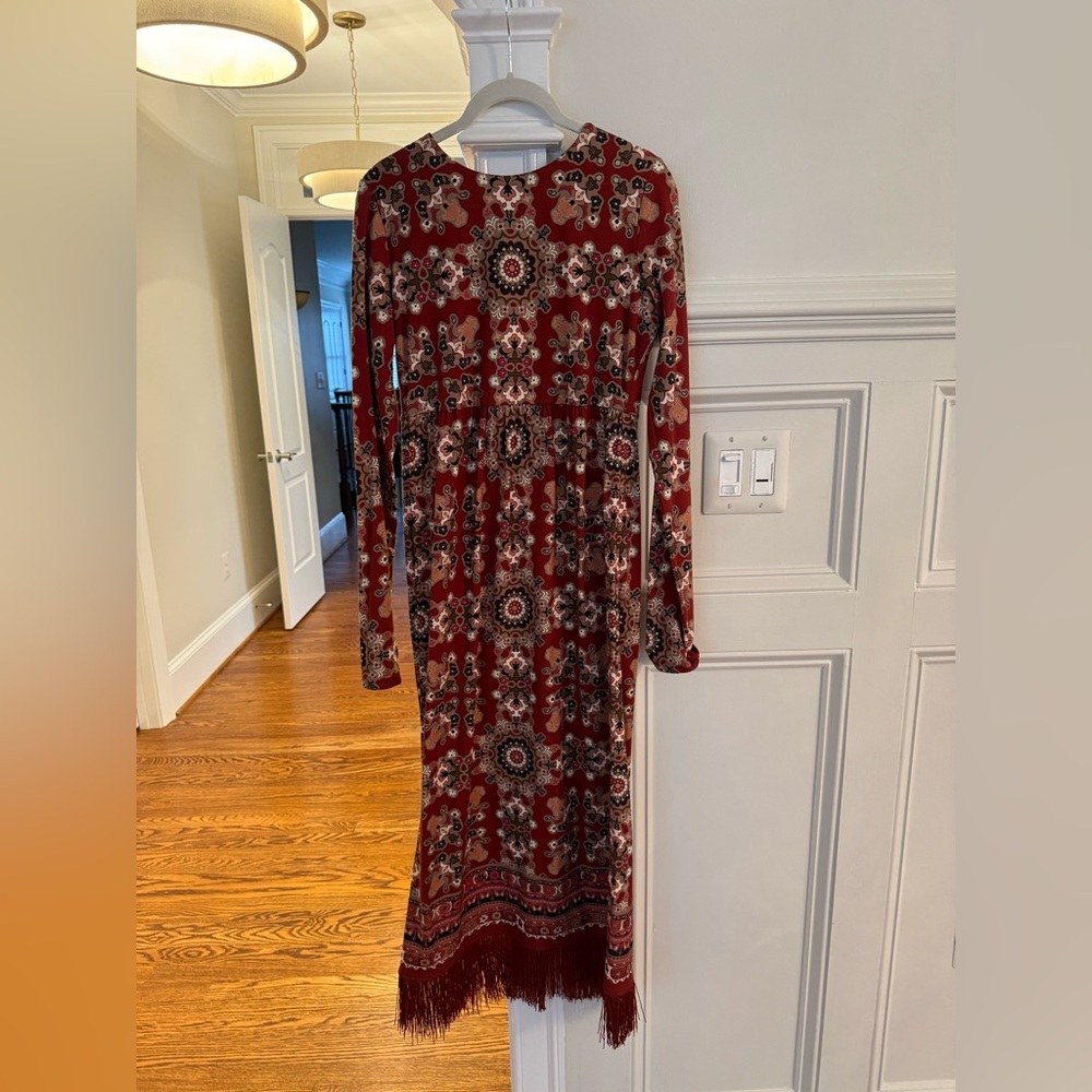 Cara Cara Liza dress - patterned tile LONG SLEEVED DRESS
